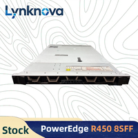 Server Rack PowerEdge R450 8SFF con Doppio Xeon di 3a Generazione, 8x2.5 Bay, DDR4 fino a 80TB, Dual-Port 1GbE, Conveniente e Disponibile
