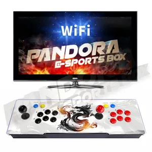 Kotak permainan e-sport Pandora 10000 dalam 1 dx Arcade S812 12 core 4 pemain 3D HD retrobox joystick TV Game stcick video game arcade