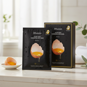 JMsolution มาสก์หน้าไข่กลอรี่ Aqua Idebenone ผลิตในเกาหลีขายดีผลิตภัณฑ์ดูแลผิวจากเกาหลี (1ชิ้น = 10ชิ้น) - Product Image 3