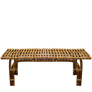 Wholesale Customizable Rattan Woven Dining <b>Table</b> Bench and Chair <b>Stool</b> for Outdoor Cotton Minimalist Sponge Living Room Chair - Product Image 1