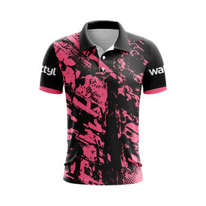 เสื้อโปโลรักบี้สีแดงเลือดหมูและสีขาวแบบดั้งเดิม คอปกสีน้ำเงิน สไตล์เรโทร สำหรับแฟนคลับ ทีมลีกชั้นนำ  รับผลิตตามแบบ OEM - Product Image 6