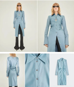 Vestido de niña con diseño bordado en tela de algodón, listo para la venta, a la venta por exportadores. - Product Image 4