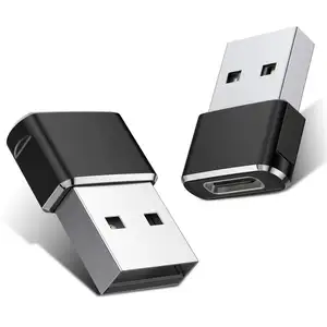 Adaptador USB de transferencia de datos de carga Schitec Adaptador USB C hembra a USB macho de aleación de aluminio
