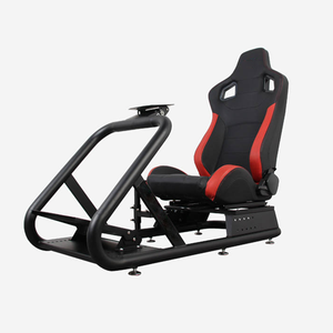 Chaise de simulation de jeu réglable personnalisée en usine siège de simulateur de course de voiture support de volant de jeu - Product Image 1
