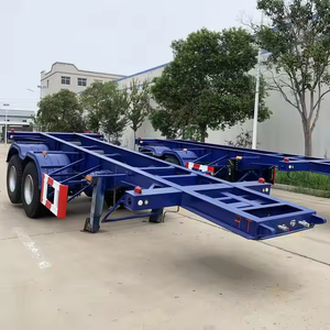 Semirremolque Esqueleto con Eje/Tamaño Personalizado - Carga de 30-80t, Directo de Fábrica para Transporte Global de Contenedores - Product Image 2