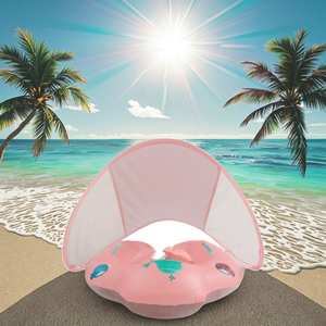 Pvc thân thiện với môi xách tay bé hồ bơi <span class=keywords><strong>Float</strong></span> <span class=keywords><strong>Inflatable</strong></span> bơi vòng Toddler bơi huấn luyện viên mặt trời tán dưới ghế cho trẻ em của - Product Image 5