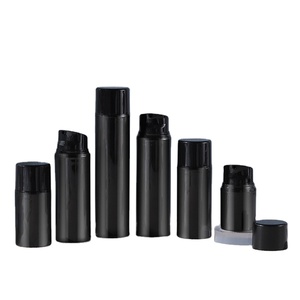 IBELONG 30ml 50 <span class=keywords><strong>ml</strong></span> 80ml 100ml 120ml flacone per pompa per lozione cosmetica Airless in plastica nera PP <span class=keywords><strong>150</strong></span> <span class=keywords><strong>ml</strong></span> - Product Image 1