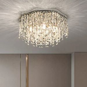 Venta caliente Zeal Lighting Luxury Modern K9 Crystal Chandelier interior Sala de estar iluminación colgante para dormitorio de hotel - Product Image 3