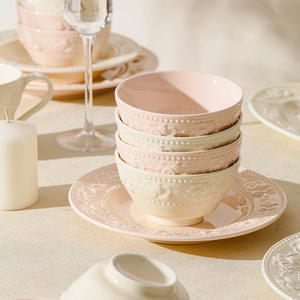 <span class=keywords><strong>Vaisselle</strong></span> en céramique de haute qualité à décor sous glaçure, style français, pour usage domestique, cadeau de pendaison de crémaillère avec design <span class=keywords><strong>anglais</strong></span> - Product Image 3