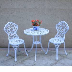 Mobilier d'extérieur <span class=keywords><strong>en</strong></span> métal d'art <span class=keywords><strong>en</strong></span> mosaïque Ensemble <span class=keywords><strong>de</strong></span> <span class=keywords><strong>jardin</strong></span> <span class=keywords><strong>en</strong></span> fonte d'aluminium durable pour <span class=keywords><strong>salon</strong></span>, salle à manger, cour, hôtel, design moderne - Product Image 2