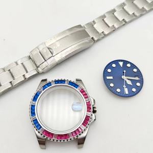 Boîtier de montre personnalisé avec logo, 40 mm, accessoires, surface luminescente, verre saphir, adapté au mouvement 2813/8215 - Product Image 1