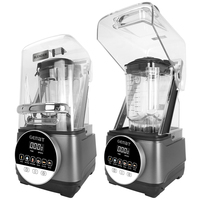 Nouveauté Blender professionnel Contenant en plastique multifonctionnel Blender commercial Blender industriel Contrôle par pavé tactile