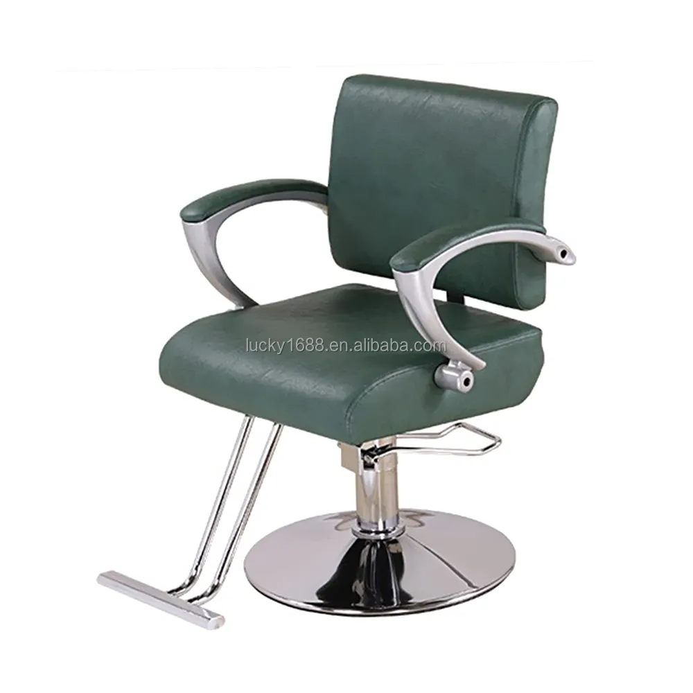 Bán buôn đồ nội thất cắt tóc hiện đại thủy lực kiểu dáng ghế salon tóc với tựa lưng và chỗ để chân