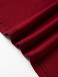 Trend Colors Mens Color Block Patchwork Basic Vintage Print Heavyweight Camiseta de ajuste relajado - Product Image 6