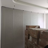 Cloison mobile pliante pour hôtel, séparateur de pièce temporaire, cadre de cloison mobile en aluminium pour restaurant
