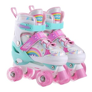 ZHOYA SPORT, Nuevos Patines de Ruedas Ajustables de Doble Fila para Niños, para Patinaje sobre Hielo y en Línea, para Niños y Niñas Pequeños - Product Image 5