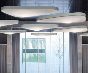 Chất lượng tốt Acoustic nhôm Hồ sơ hình dạng khác nhau LED mặt dây đèn cho văn phòng chiếu sáng trong nhà - Product Image 1