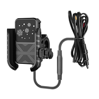 Support de téléphone portable pour moto à fixer sur les guidons, antidérapant, avec ventilateur de refroidissement pour téléphone