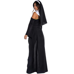 Disfraz <span class=keywords><strong>de</strong></span> Halloween para Adultos Unisex, Disfraz <span class=keywords><strong>de</strong></span> Monja Vampiro con Cola para Cosplay y Accesorios <span class=keywords><strong>de</strong></span> Escenario - Product Image 2