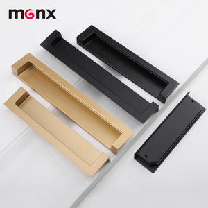 Herrajes para Muebles al por Mayor: Tirador Empotrado Invisible de Lujo Ligero de Aleación de Aluminio para Armarios y Cajones - Product Image 6
