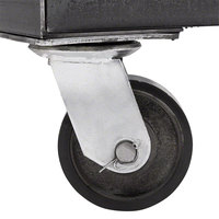 Chariot de rangement personnalisable pour 40 chaises empilables, en acier de calibre 11, avec roulettes en polyuréthane de 4 pouces et revêtement en poudre
