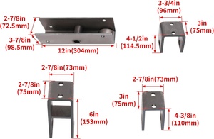 Nouveau kit de suspension pour essieu de remorque, avec ressort à glissière de 2 pouces de large, capacité 7000 lb, en acier antirouille, pour suspension de remorque - Product Image 6