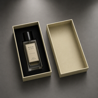 Boîtes cadeaux rigides en papier personnalisées de luxe en gros avec insert en velours EVA pour l'emballage de parfums et de cosmétiques.