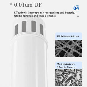 Jarra purificadora de agua UF Manual de 4,2 L, suavizador de agua dura sin BPA para <span class=keywords><strong>cafetera</strong></span> doméstica, uso portátil al aire libre, reduce el TDS - Product Image 3