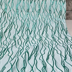 Textiles <strong>Supplier</strong> Polyester <strong>Fabric</strong> Designer <strong>Fabric</strong> Woven Jacquard Brocade <strong>Fabric</strong> for Dress Garment 3d Wave <strong>Pattern</strong> Jacquard - Product Image 3