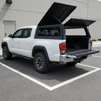 Cubierta Rígida de Aluminio Impermeable con Bloqueo Manual para Toyota Vigo Doble Cabina, Toldo y Cubierta de Caja de Carga
