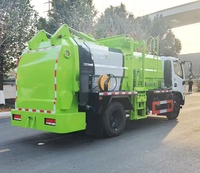 Camion poubelle de cuisine, camion de collecte des déchets alimentaires à chargement latéral, camions poubelle personnalisés de l'usine chinoise