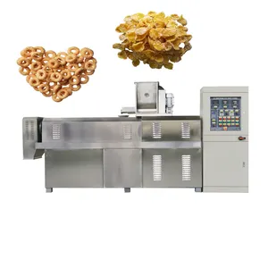 2022 feito na china pequena escala automática flakes do milho fabricando a máquina da fabricação