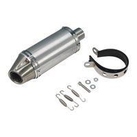 Silencieux d'échappement 38 mm style T4 pour moto tout-terrain, VTT, quad