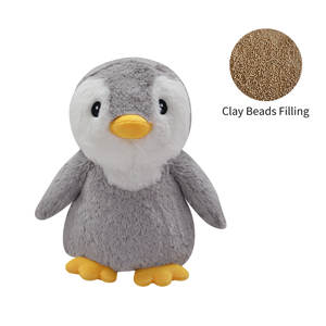 Excellent cadeau : Ours en peluche lesté pour soulager l'anxiété, la pression et la douleur, avec fonction de chauffage au micro-ondes, jouet animal de compagnie et oreiller sensoriel. - Product Image 5