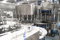 Machine de remplissage automatique de bouteilles d'eau potable liquide à petite échelle industrielle haute performance, usine d'embouteillage