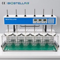 BIOSTELLAR Testeur de dissolution RC-6 à 6 récipients, Appareil de test de dissolution pharmaceutique pour comprimés et capsules, Vente directe usine, OEM