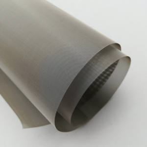 Ultra Fine 1.4571 316ti 321 347 Stainless <b>Steel</b> Plain Woven Anti-Corrosion <b>Wire</b> <b>Mesh</b> Screens Cutting/Welding for Filters - Product Image 3