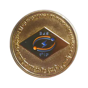 Free Design Zink legierung 3D Challenge Coin Benutzer definierte gravierbare Metall münzen Gedenkmünze