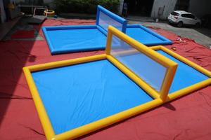 Set da Gioco di <span class=keywords><strong>Pallavolo</strong></span> Gonfiabile da Spiaggia con Rete, Campo da <span class=keywords><strong>Pallavolo</strong></span> Gonfiabile per Noleggio e <span class=keywords><strong>Giochi</strong></span> in Piscina - Product Image 6