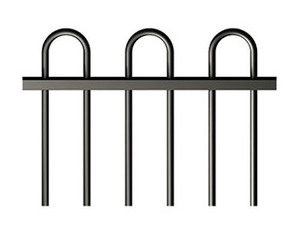 Clôture de <span class=keywords><strong>jardin</strong></span> décorative en <span class=keywords><strong>fer</strong></span> écologique, barrière paysagère antirouille, bordure de patio, décoration de <span class=keywords><strong>jardin</strong></span>, revêtement en poudre noire - Product Image 4