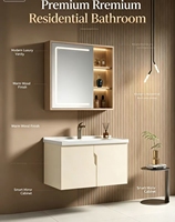 Meuble de salle de bain et armoire murale de cuisine sur mesure avec miroir LED, style direct usine, OEM ODM