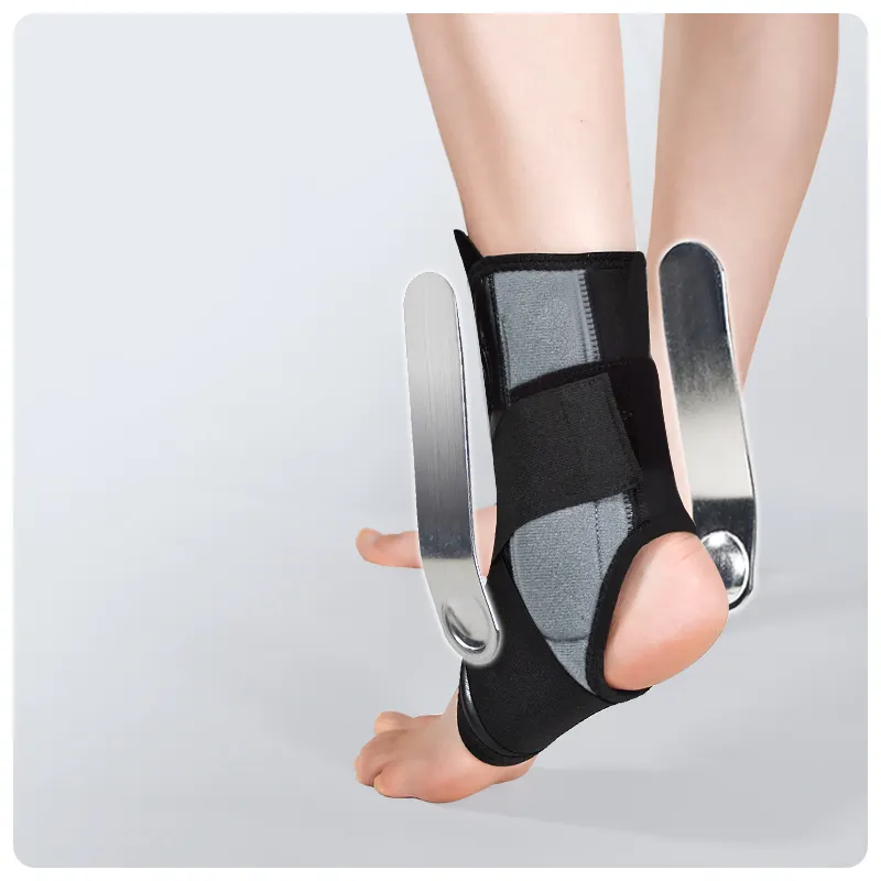 スポーツ固定足首プロテクター調節可能なストラップ足首骨折捻挫リハビリテーションサポート