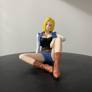 Super Saiyans GK No. 18 Nouveau modèle Frozen PVC Jouet 1/60 Échelle Souffleur D'air Boîte Denim Vêtements Lajali Posture Assise 14 + - Product Image 2
