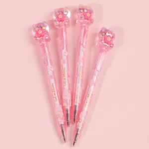 KUKI Newest Design Endless Writing Pencil Cute Style Kawaii Super Durable Pencil For Kids Students Cute Stationery