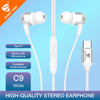 Écouteurs intra-auriculaires filaires SOMIC TONE C9 Type-C, qualité sonore HiFi, microphone haute définition, puce numérique ENC, étanchéité IPX4, LHDC