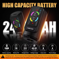 Ambitie Zetton 2400Mah 3.5Mm/4.0Mm Slag Krachtige Borstelloze Motor Professionele Draadloze Tattoo Pen Machine Met 34Mm/42Mm Grip