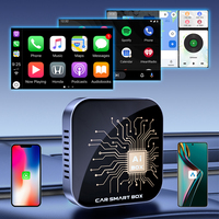 Boîtier IA Magique Fuallwin CarPlay Streaming 4+64Go Netflix/YouTube pour Android Auto Adaptateur Sans Fil 2-en-1 1 An pour Voitures à partir de 2015