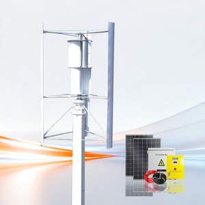 ขายดี เครื่องกำเนิดไฟฟ้าพลังงานลมแบบแกนตั้ง R&X 5KW 10KW 20KW สามเฟส ใบพัดแก้ว/หินบะซอลต์ แรงดันขาออก 96V-380V สำหรับใช้ในบ้าน 5000W 10KW - Product Image 1