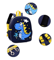Mochila Escolar de Nailon para Niños, Morral de Dibujos Animados a Prueba de Agua para Guardería, Escuela Primaria