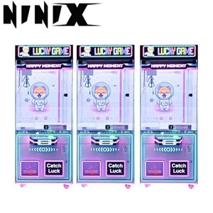 Neon Transparent Metal Commercial Arcade Claw Game Machine Coin Operated Plush Prize Vending Stainless Steel for Mall - Product Image 2